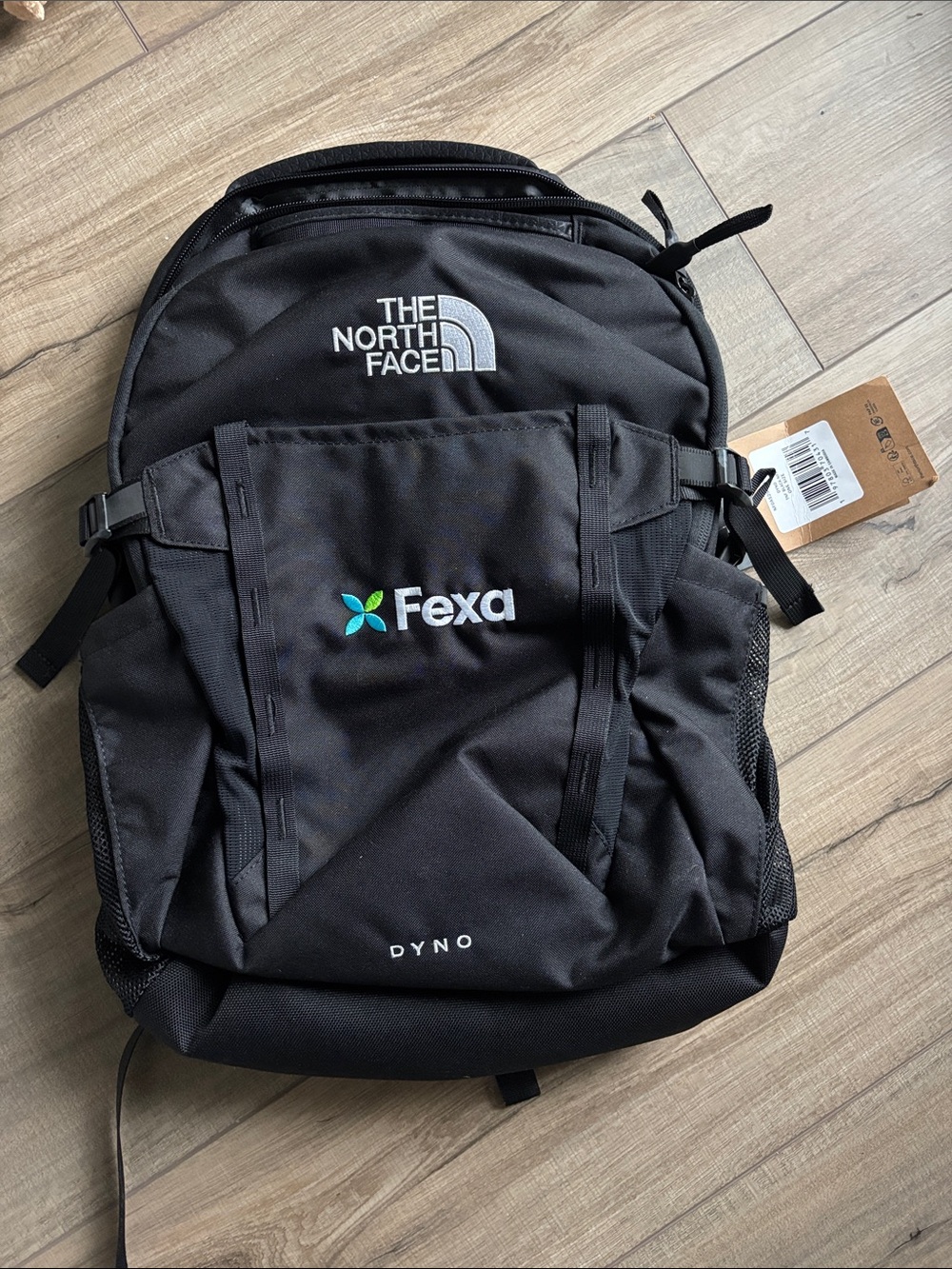 The North Face Dyno Black Backpack with Logo